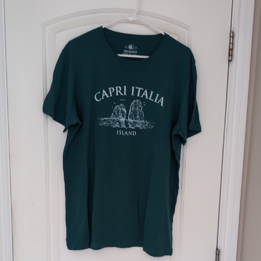 Brand New Capri Italia Island Teal TShirt